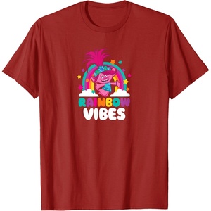 image:imageTrolls  Rainbow Vibes TShirtCranberry Red