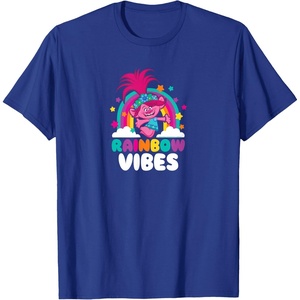 image:imageTrolls  Rainbow Vibes TShirtRoyal Blue