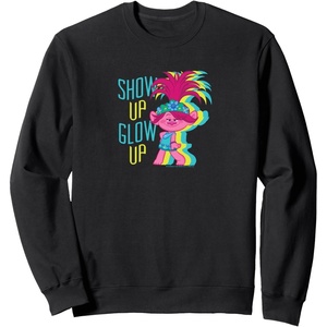 image:imageTrolls  Show Up Glow Up SweatshirtBlack