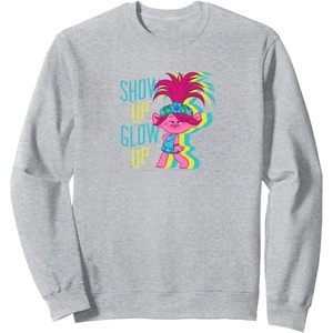 image:imageTrolls  Show Up Glow Up SweatshirtHeather Grey