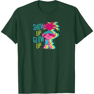 image:imageTrolls  Show Up Glow Up TShirtDark Green