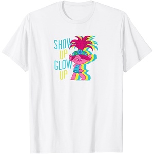 image:imageTrolls  Show Up Glow Up TShirtWhite