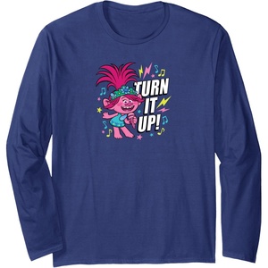 image:imageTrolls  Turn It Up Long Sleeve TShirtNavy Blue