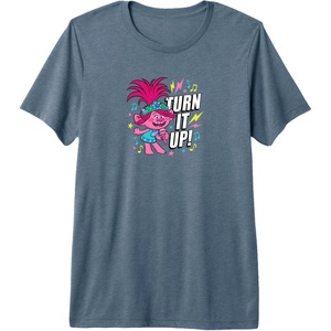 image:imageTrolls  Turn It Up Premium Triblend TShirtSlate Grey
