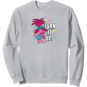 image:imageTrolls  Turn It Up SweatshirtHeather Grey