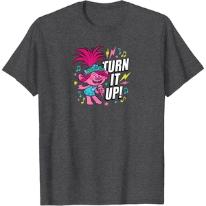 image:imageTrolls  Turn It Up TShirtDark Heather Grey