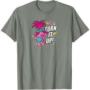 image:imageTrolls  Turn It Up TShirtOlive Heather