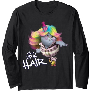 image:imageTrolls All up in Hair Long Sleeve TShirtBlack