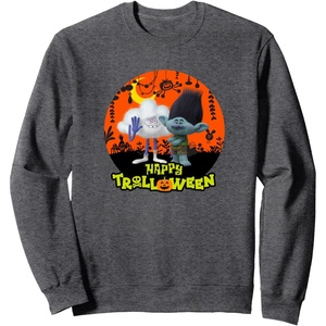 image:imageTrolls Happy Trolloween SweatshirtDark Heather Grey