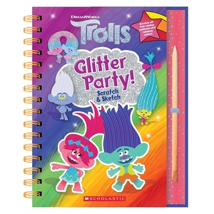 image:imageTrolls Scratch Magic Glitter Party