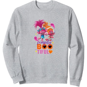 image:imageTrolls Simply Bootiful SweatshirtHeather Grey