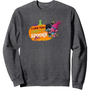 image:imageTrolls Spooky SweatshirtDark Heather Grey