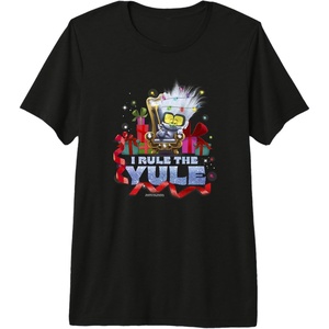 image:imageTrolls Tiny Diamond I Rule The Yule Christmas Quote Premium Triblend TShirtBlack