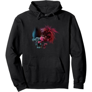 image:imageTrolls World Tour  Branch amp Poppy Pullover HoodieBlack