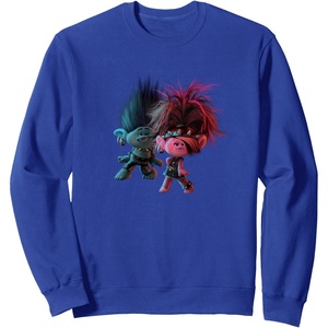 image:imageTrolls World Tour  Branch and Poppy Float SweatshirtRoyal Blue