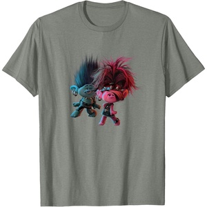 image:imageTrolls World Tour  Branch and Poppy Float TShirtOlive Heather