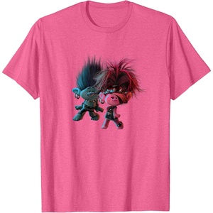 image:imageTrolls World Tour  Branch and Poppy Float TShirtPink Heather