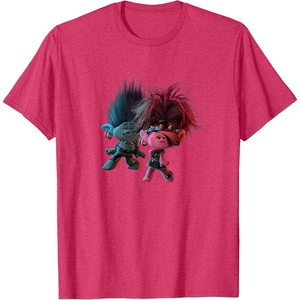 image:imageTrolls World Tour  Branch and Poppy Float TShirtRed Heather