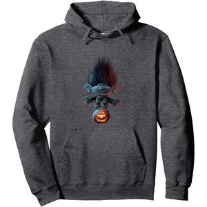 image:imageTrolls World Tour  Branch and Pumpkin Pullover HoodieDark Heather Grey