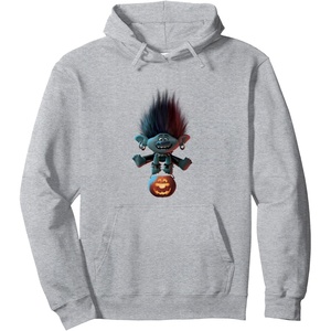 image:imageTrolls World Tour  Branch and Pumpkin Pullover HoodieHeather Grey