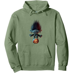 image:imageTrolls World Tour  Branch and Pumpkin Pullover HoodieSage Green