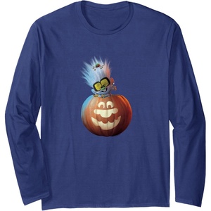 image:imageTrolls World Tour  Diamond in Pumpkin Long Sleeve TShirtNavy Blue