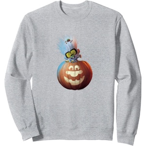 image:imageTrolls World Tour  Diamond in Pumpkin SweatshirtHeather Grey