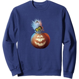 image:imageTrolls World Tour  Diamond in Pumpkin SweatshirtNavy Blue