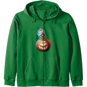 image:imageTrolls World Tour  Diamond in Pumpkin Zip HoodieDark Green