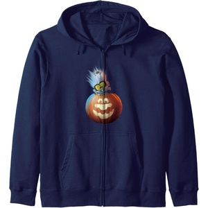 image:imageTrolls World Tour  Diamond in Pumpkin Zip HoodieNavy Blue