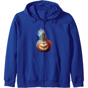 image:imageTrolls World Tour  Diamond in Pumpkin Zip HoodieRoyal Blue