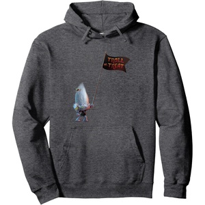 image:imageTrolls World Tour  Guy Diamond Tiny Diamond Pullover HoodieDark Heather Grey