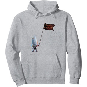 image:imageTrolls World Tour  Guy Diamond Tiny Diamond Pullover HoodieHeather Grey