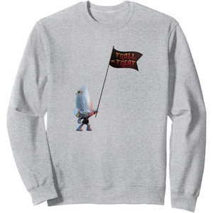 image:imageTrolls World Tour  Guy Diamond Tiny Diamond SweatshirtHeather Grey