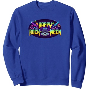 image:imageTrolls World Tour  Happy Rock O Ween SweatshirtRoyal Blue
