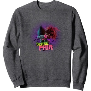 image:imageTrolls World Tour  Scary Pair SweatshirtDark Heather Grey