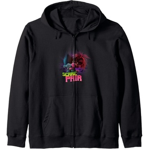 image:imageTrolls World Tour  Scary Pair Zip HoodieBlack