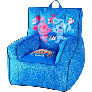 image:imageTrolls World Tour Kids Nylon Bean Bag Chair with Piping amp Top Carry HandleBlues Clues