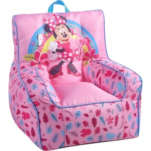 image:imageTrolls World Tour Kids Nylon Bean Bag Chair with Piping amp Top Carry HandleMinnie Mouse