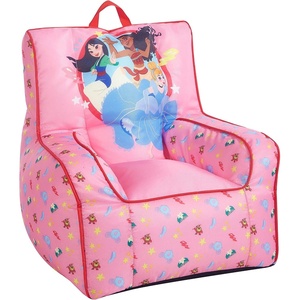 image:imageTrolls World Tour Kids Nylon Bean Bag Chair with Piping amp Top Carry HandlePrincess