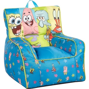 image:imageTrolls World Tour Kids Nylon Bean Bag Chair with Piping amp Top Carry HandleSpongebob Squarepants