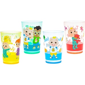 image:imageZak Designs 145oz DreamWorks Trolls World Tour Nesting Tumbler Set Includes Durable Plastic Cups Fun Drinkware is Perfect for Kids 4pk 145oz Poppy amp FriendsCoComelon