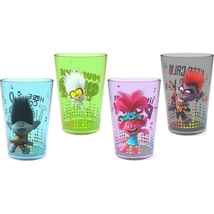 image:imageZak Designs 145oz DreamWorks Trolls World Tour Nesting Tumbler Set Includes Durable Plastic Cups Fun Drinkware is Perfect for Kids 4pk 145oz Poppy amp FriendsPoppy  Friends