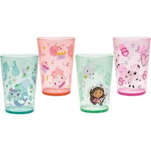 image:imageZak Designs 145oz DreamWorks Trolls World Tour Nesting Tumbler Set Includes Durable Plastic Cups Fun Drinkware is Perfect for Kids 4pk 145oz Poppy amp FriendsGabbys Dollhouse