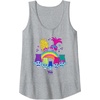 image:imageDreamWorks Trolls Band Together BroZone Poppy Viva Rainbow Tank TopHeather Grey