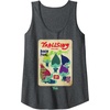 image:imageDreamWorks Trolls Band Together Magazine Cover Tank TopDark Heather Grey