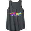 image:imageDreamWorks Trolls Band Together Rainbow Tank TopDark Heather Grey