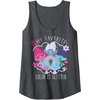 image:imageDreamWorks Trolls My Favorite Glitter Tank TopDark Heather Grey