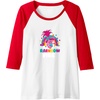 image:imageTrolls  Rainbow Vibes Raglan Baseball TeeRedWhite