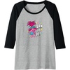 image:imageTrolls  Turn It Up Raglan Baseball TeeBlackAthletic Heather
